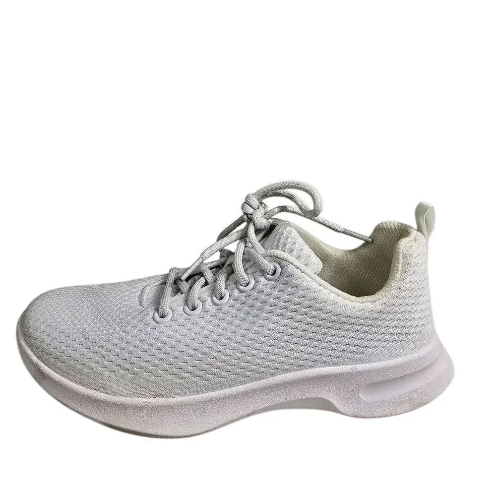 Women's White Mesh Sneakers